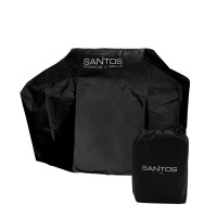SANTOS S-518 All Black mit Seiten- und Heckbrenner,...