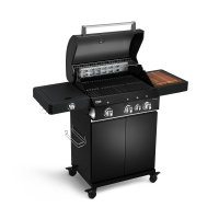 Burnhard FRED Black Edition 3-Brenner Gasgrill Deluxe...