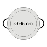 Paella-Set Comfort Line 65cm