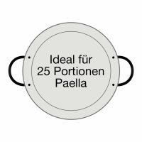 Paella-Pfanne Stahl poliert Ø 70 cm