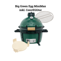 Big Green Egg MiniMax inkl. ConvEGGtor und Carrier
