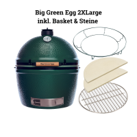 Big Green Egg 2XL inkl. ConvEGGtor Korb & ConvEGGtor Set