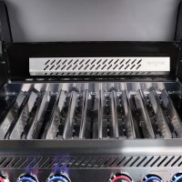 SANTOS S-418 Pro Edelstahl mit Seiten- & Heckbrenner