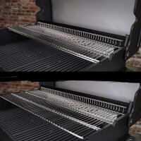 SANTOS S-418 Pro Edelstahl mit Seiten- & Heckbrenner