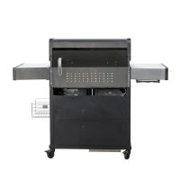 SANTOS S-418 Pro Edelstahl mit Seiten- & Heckbrenner