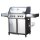 SANTOS S-418 Pro Edelstahl mit Seiten- & Heckbrenner