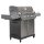 SANTOS S-418 Pro Edelstahl mit Seiten- & Heckbrenner