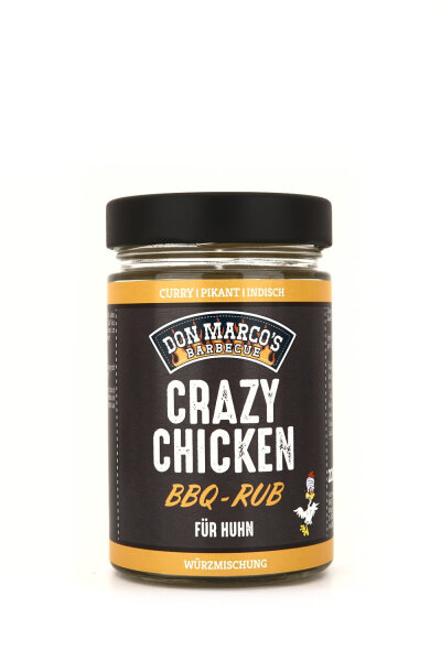 Don Marcos Barbecue Crazy Chicken Rub 220g Glas