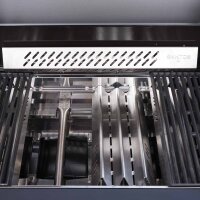 SANTOS S-418 Pro All Black Matt mit Seiten- & Heckbrenner