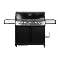 SANTOS S-518 Pro Schwarz mit Seiten- & Heckbrenner