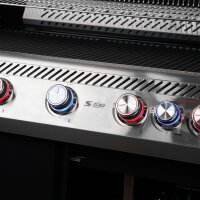 SANTOS S-518 Pro Schwarz mit Seiten- & Heckbrenner