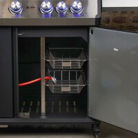 SANTOS S-518 Pro Schwarz mit Seiten- & Heckbrenner