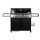 SANTOS S-518 Pro Schwarz mit Seiten- & Heckbrenner