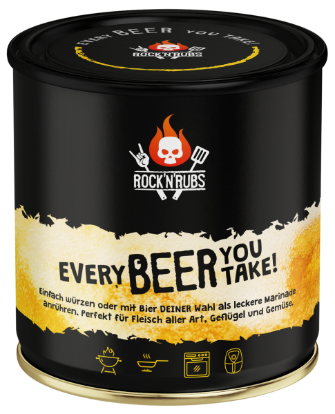 RockNRubs Rub Every BEER You Take 150g - Silver Line