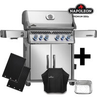 Bundle-Angebot Napoleon Rogue PRO-S 525, Edelstahl