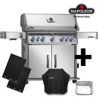 Bundle-Angebot Napoleon Rogue PRO-S 625, Edelstahl