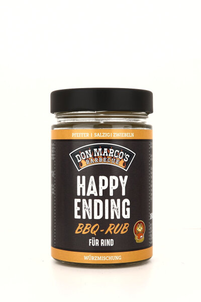 Don Marcos Barbecue Happy Ending Rub 180g Glas
