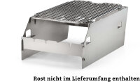 Napoleon Edelstahl Windschutz für große SIZZLE...