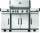 Napoleon Rogue® PRO Seitenschrank aus Edelstahl