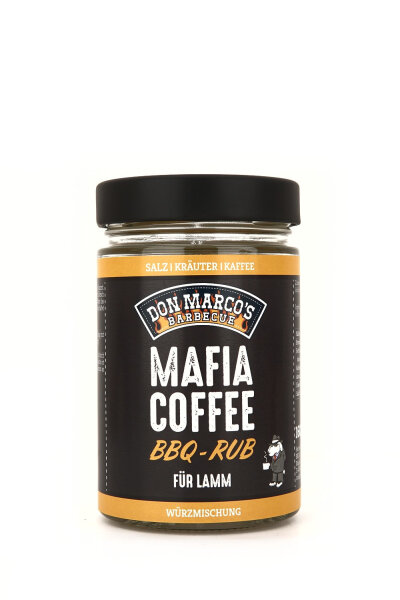 Don Marcos Barbecue Mafia Coffe Rub 160g Glas