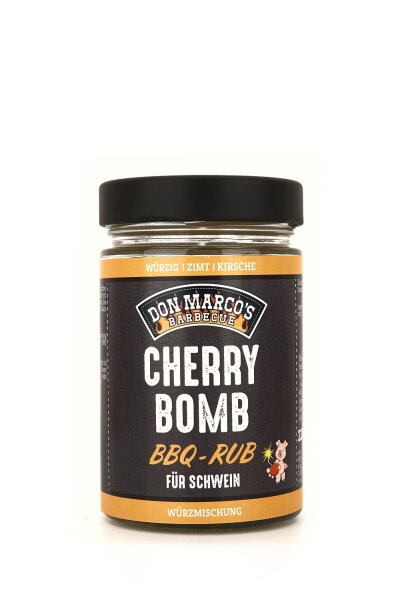 Don Marcos Barbecue Cherry Bomb Rub 220g Glas
