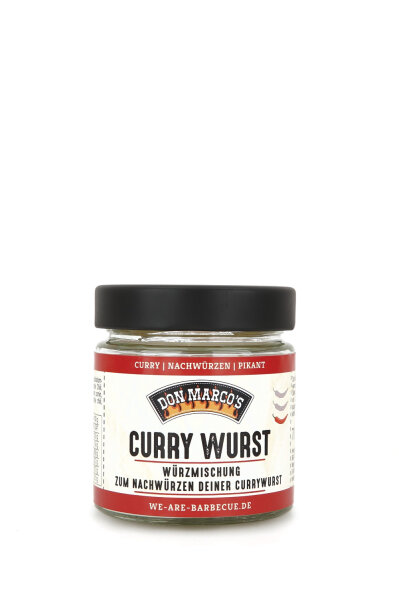 Don Marcos Barbecue Currywurst Würzer - Pikant 70g Glas
