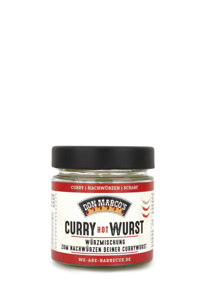 Don Marcos Barbecue Currywurst Würzer - Scharf 70g Glas