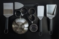 Plancha-Set, 10-tlg. inkl. Rezeptheft
