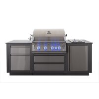 OASIS® 105 Outdoor-Küche, 32-Zoll-Einbaugrill...