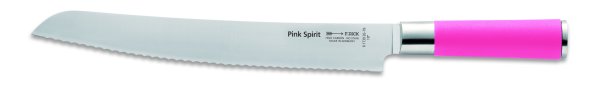 F.DICK Pink Spirit Brotmesser 26cm Wellenschliff, pink