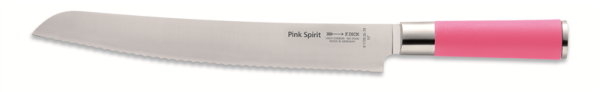 F.DICK Pink Spirit Brotmesser 26cm Wellenschliff, pink