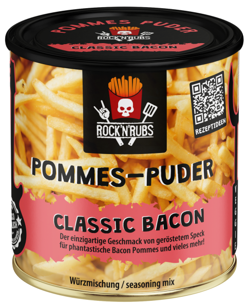 RockNRubs Pommes Puder Classic Bacon 150 g