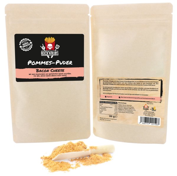 RockNRubs Pommes Puder Bacon Cheese 100 g
