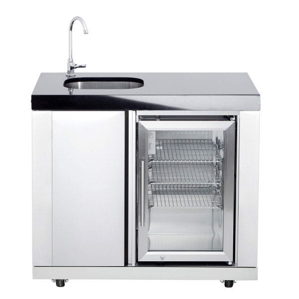 ALLGRILL Küchensystem Modul 1 Waschbecken-/Kühlschrankkombi