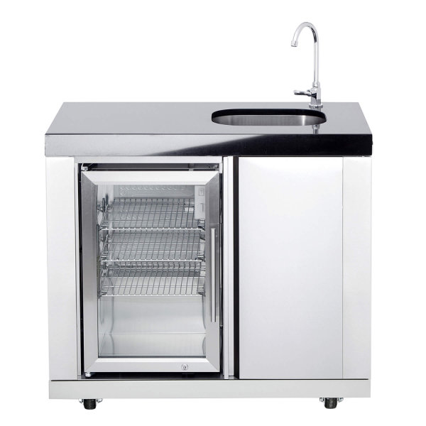 ALLGRILL Küchensystem Modul 11 Kühlschrank-/Waschbeckenkombi